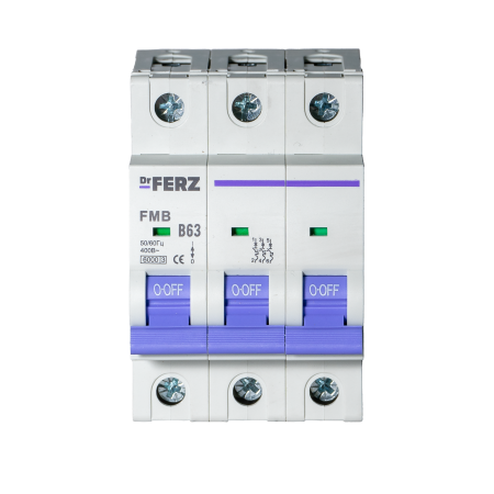 FMB-B 6kA 3P 63 х-ка B Автоматический выключатель